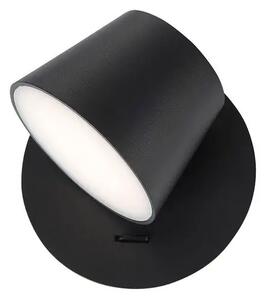 Moderné nástenné svietidlo Amadeo čierne
