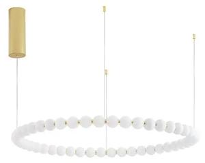 LED luster Perla 104 zlaté s diaľkovým ovládaním