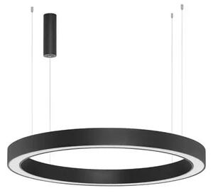 LED luster Morbido 100 čierne s diaľkovým ovládaním