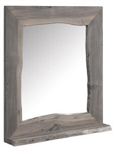 WOODLAND Kúpeľňové zrkadlo 70x78 cm, sivá, akácia