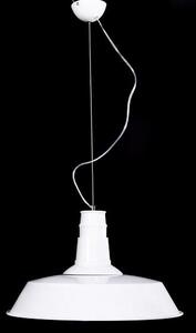 Dekoori - Biela loftová kovová lampa SAGGI DEKORIKO