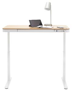 Písací stôl GREG dub/biela