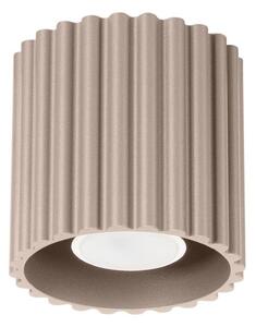 Sollux SL.1814 - Bodové svietidlo AURA 1xGU10/10W/230V 10 cm taupe