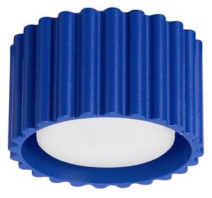 Sollux SL.1812 - Bodové svietidlo AURA 1xGX53/10W/230V 6 cm modrá