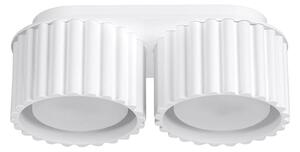 Sollux SL.1783 - Bodové svietidlo AURA 2xGX53/10W/230V biela