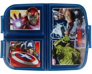 Detský multibox na desiatu Avengers - MARVEL s 3 priehradkami