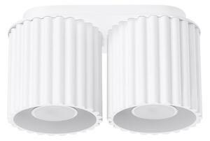 Sollux SL.1780 - Bodové svietidlo AURA 2xGU10/10W/230V biela