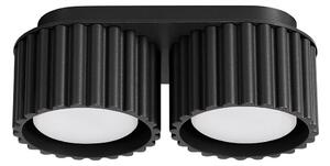 Sollux SL.1788 - Bodové svietidlo AURA 2xGX53/10W/230V čierna