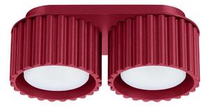 Sollux SL.1823 - Bodové svietidlo AURA 2xGX53/10W/230V červené