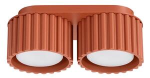 Sollux SL.1803 - Bodové svietidlo AURA 2xGX53/10W/230V oranžové