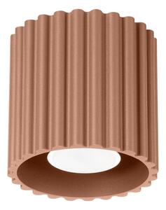 Sollux SL.1804 - Bodové svietidlo AURA 1xGU10/10W/230V 10 cm hnedé