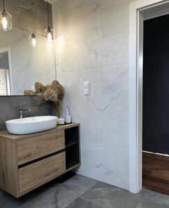 CMD COMAD - Kúpeľňová skrinka pod umývadlo Devon - sivá - 100x60x46 cm