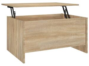 Konferenčný stolík dub sonoma 80x55,5x41,5 cm spracované drevo