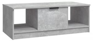 Konferenčný stolík betónový sivý 102x50x36 cm kompozitné drevo