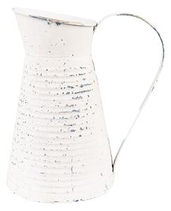 Béžový dekoračný plechový džbán Fun Antique - 20*15*24 cm - Clayre & Eef