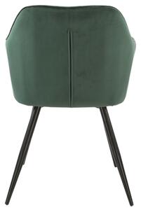 Jedálenská stolička JUSTINA zelená