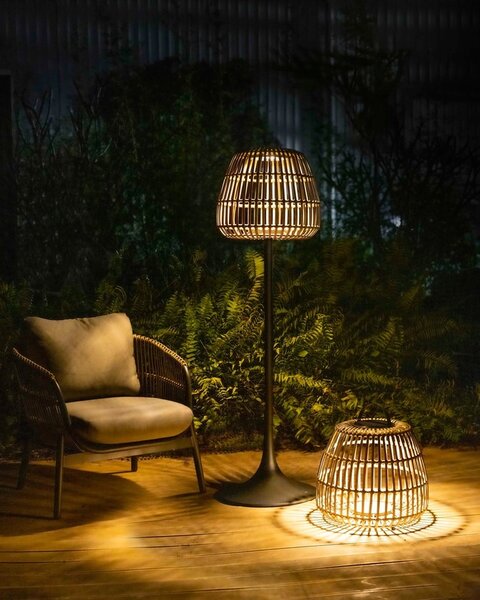 Stojacia záhradná solárna lampa Borneo