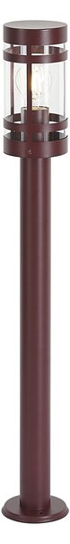 Moderná vonkajšia lampa tmavočervená 80 cm IP44 - Gleam
