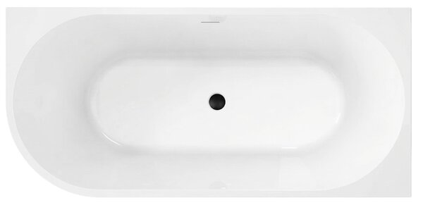 Rea Sydney Bellanto, voľne stojaca akrylová rohová vaňa, pravá, biela, 150x75cm, REA-W0251