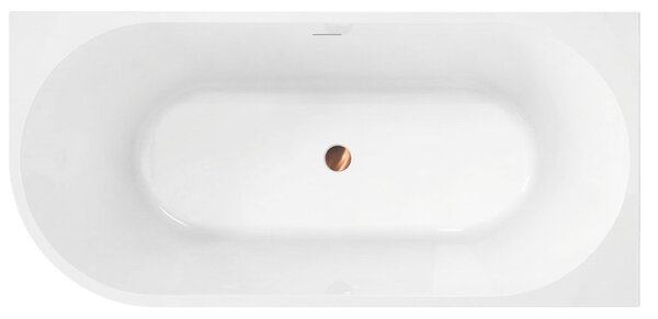 Rea Sydney Bellanto, voľne stojaca akrylová rohová vaňa, pravá, biela, 150x75cm, REA-W0251