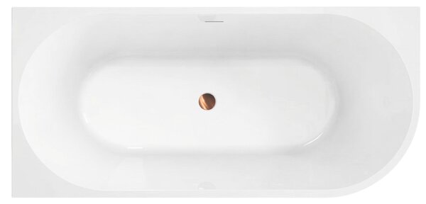 Rea SYDNEY BELLANTO, voľne stojaca rohová vaňa 150x75 cm, ľavá, biela lesklá, REA-W0250