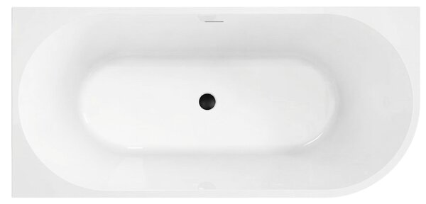 Rea SYDNEY BELLANTO, voľne stojaca rohová vaňa 150x75 cm, ľavá, biela lesklá, REA-W0250