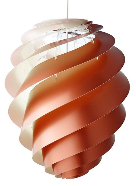 LE KLINT Swirl 2 Large – závesná lampa, meď