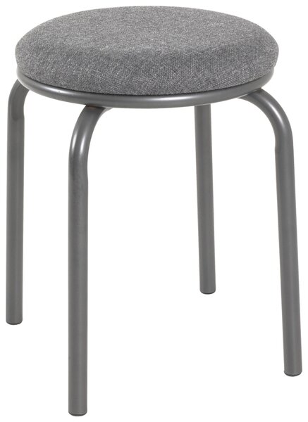 STOHOVATEĽNÝ STOLČEK, kov, textil, 46/45/46 cm Carryhome - Kreslá