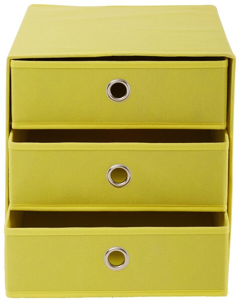 SKLADACÍ BOX, kov, textil, kartón, 32/32/31,5 cm Carryhome - Úložné boxy & dekoračné boxy