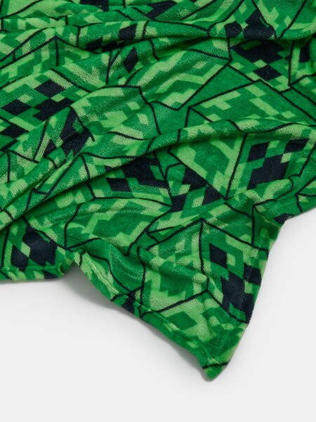 Sinsay - Detská deka Minecraft - svieža zelená