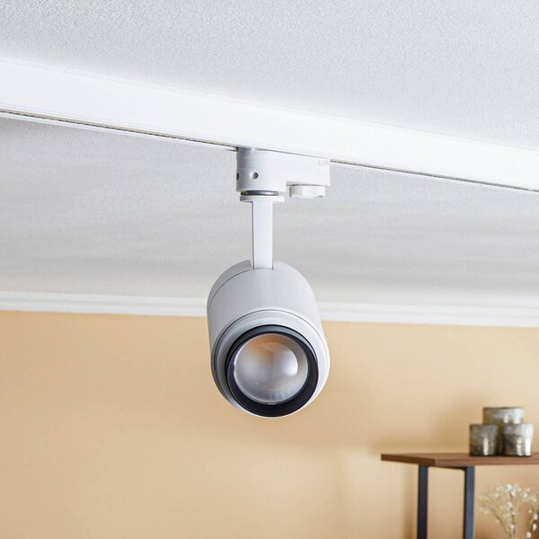Arcchio Nanna LED reflektor biely 4000K 21W, Biela / opálová, Pracovňa / Kancelária, Hliník, Koľajnicový systém
