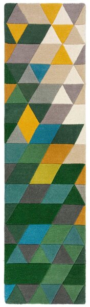 VLNENÝ KOBEREC, 230/60 cm zelená, viacfarebná Flair Rugs - Online Only bytové doplnky, Online Only