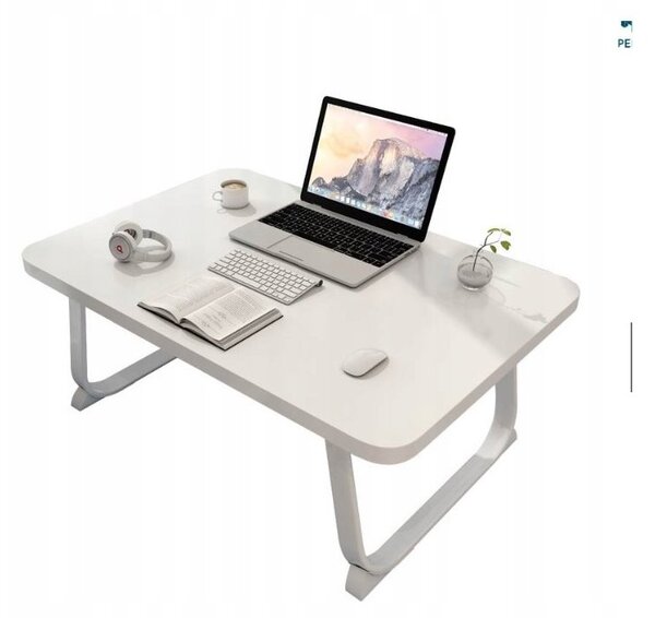 LAP-TABLE skladací stôl na notebook, tablet - biely