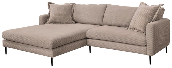 ROHOVÁ SEDAČKA, textil, svetlohnedá P & B - Sedačky, Online Only