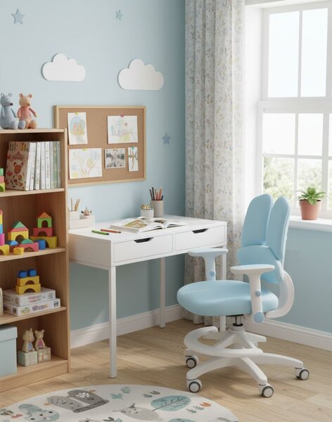 Detská stolička BunnyFit Blue