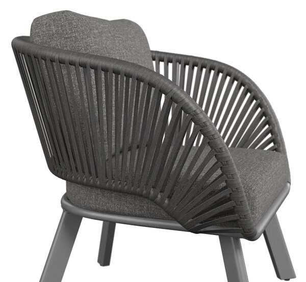KRESLO NA TERASU, kov, textil Ambia Garden - Záhradné stoličky