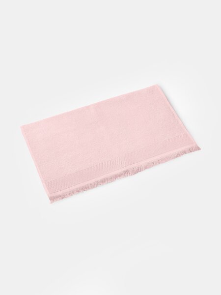 Sinsay - Bavlnený uterák s strapcami - pastelová ružová