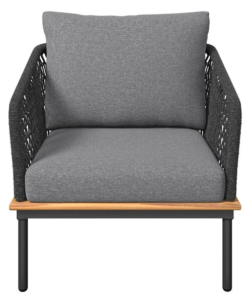 ZÁHRADNÁ ZOSTAVA 5-dielne, drevo, kov, plast, textil Ambia Garden - Série záhradného nábytku