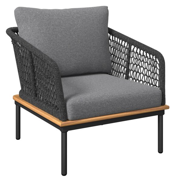 ZÁHRADNÁ ZOSTAVA 5-dielne, drevo, kov, plast, textil Ambia Garden - Série záhradného nábytku