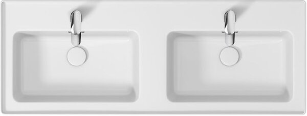 Cersanit Crea umývadlo 120.5x45.5 cm obdĺžnik biela K673-006