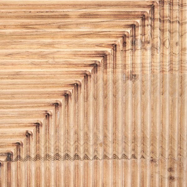 VYSOKÁ KOMODA, akácia, čierna, farba akácie, 105/135/45 cm Ambia Home - Komody