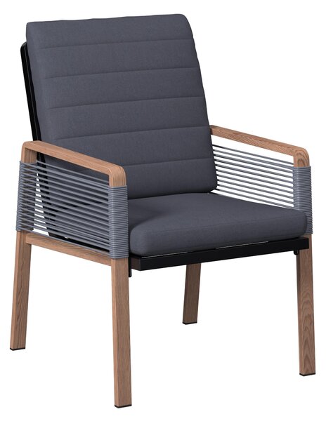 TERASOVÁ SEDACIA SÚPRAVA 4-dielne, kov, plast, textil Ambia Garden - Online Only záhrada, Online Only