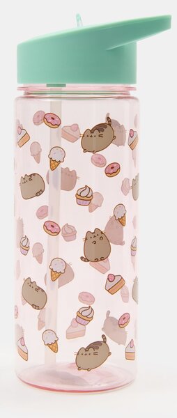 Sinsay - Fľaša na vodu s rúčkou a slamkou Pusheen the Cat - viacfarebná
