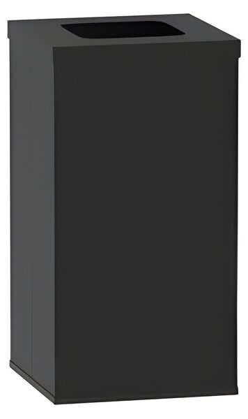 Kôš na triedený odpad 50 L, úchyt na vrece, čierny/čierny