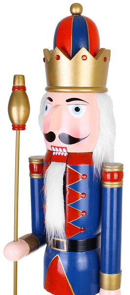 Luskáčik kráľ 120cm (bytová dekorácia na Vianoce)