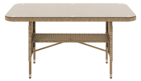 SÚPRAVA ZÁHRADNÉHO NÁBYTKU 4-dielne, kov, plast, sklo, textil Ambia Garden - Série záhradného nábytku