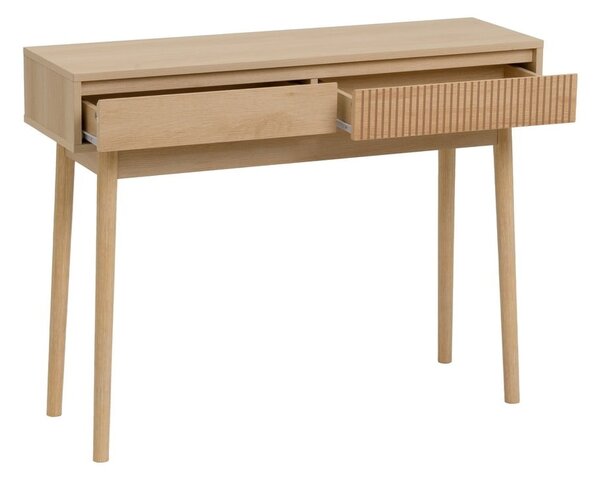 Konzolový stolík v prírodnej farbe 30x100 cm Iona – Casa Selección