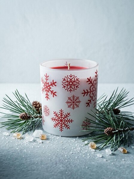 Sinsay - Sviečka Winter Spice - červená