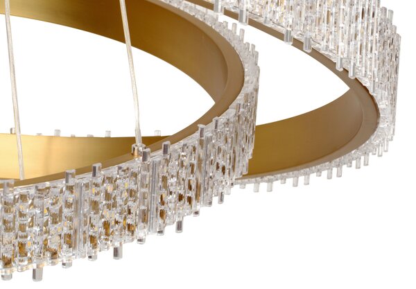 ZÁVESNÉ LED SVIETIDLO, 80/150 cm Glandor - Interiérové svietidlá