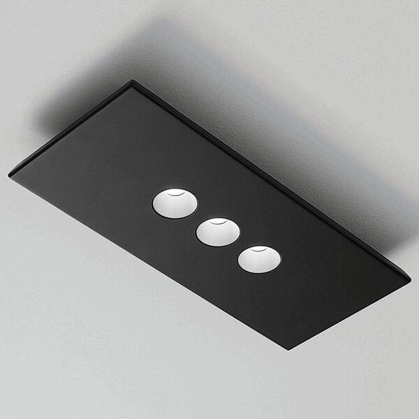 Nástenné a stropné svietidlo ICONE Confort LED, čierne